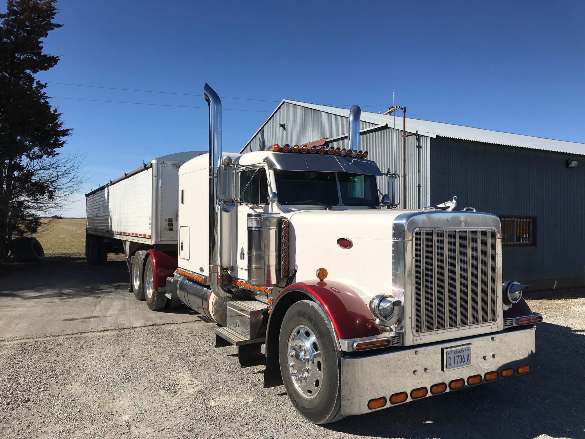 White Peterbilt
